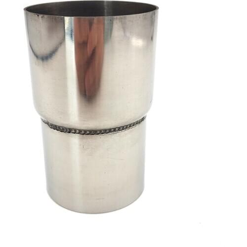 2.5" to 2.26" Stainless Steel Flared Exhaust Reducer Connector Pipe Tube 63.5mm to 57.5mm