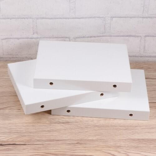 3PCS Wall Mount Shelves Decorative Simple Display Racks Hanging Bookshelf Floating Shelves for Study Kitchen