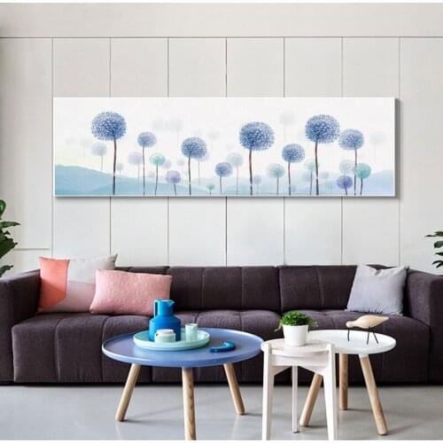 Abstract Dandelion Flower Landscape Canvas Paintings Wall Art Prints Poster Living Room Decorative Paintings Wall Home Decor