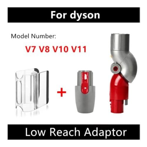 Adaptor For Dyson V7 V8 V10 V11 Quick Release Low Reach Adaptor 970790-01 Vacuum Cleaner Accessories Household Cleaning Tools