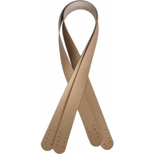 70x2.4 cm, Single Layer Faux Leather Gold Color Double Handle