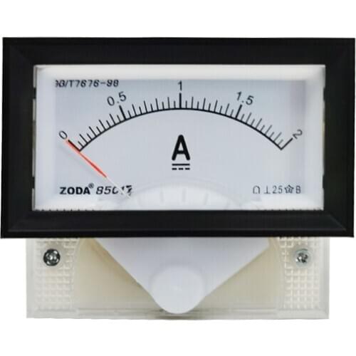 1PC 85C17-A 5A 10A 50A/75mV 300A/75mV DC Direct Analog Meter Panel AMP Current Ammeters Gauge Ammeter Use With Shunt 70*40MM