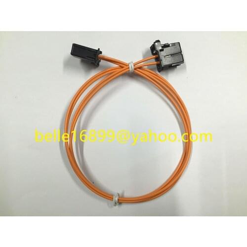 Free shipping MOST Optical Fiber Cable Connectors Male To Male For Audi BMW mercedes etc. 120CM New Original