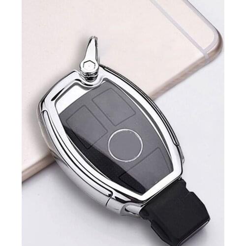 Car Key Case Cover Key Case Protective Shell Holder PC+TPU Remote Control For C200L, E260L CLA220, GLA200, GLC260l GLS