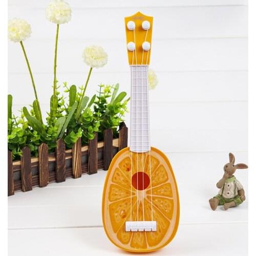 Childrens Mini Fruit Guitar Toy UKULELE IMITATION UKULELE Early Education Educational Simulation Musical Instrument