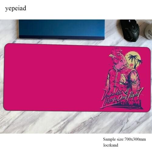 Hotline miami mouse pad 800x300x3mm Computer mat locrkand gaming mousepad large High-end padmouse keyboard games pc gamer desk