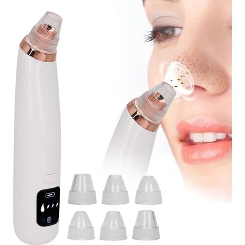 Pore Cleaner USB Rechargeable Electric Blackhead Removal Tool Hot Compress Skin‑Care