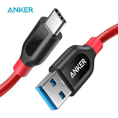Anker Powerline+ USB C to USB 3.0 Cable ,USB Type C Cable ,High Durability for Samsung iPad MacBook Sony LG HTC Xiaomi 5 etc