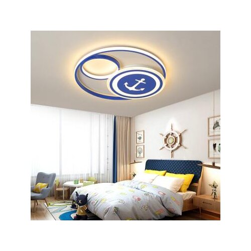 Creative personality childrens room lamps simple modern LED ceiling lamp cartoon rudder boys and girls bedroom study lamp