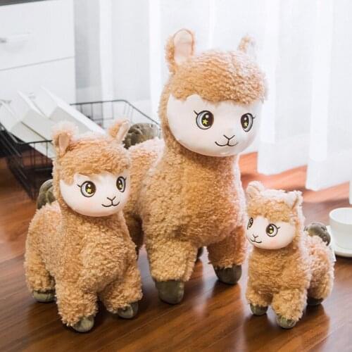 Cute Soft Alpaca Plush Toy Stuffed Animal Sheep Llama Animal Dolls Kids Birthday Gift