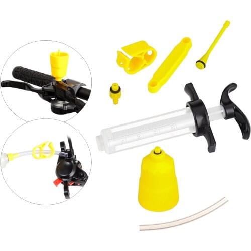 MTB Bike Brake Oiling Tool Set - Bicycle Hydraulic Disc Brake Oil Bleed Kit Fit for Shimano Bike Disc Brake System Repair Tool