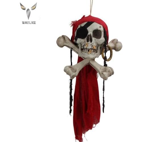 WAYLIKE New Pirate Captain Pirate Captain Skull Head Props Costume Costume Costume Costume Costume Costume Accessories 2020