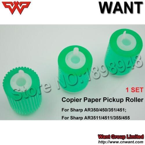 For Sharp AR3511/4511/355/455 Paper Pickup Roller AR4511 AR355 AR455 ARM3511 ARM4511 ARM355 Pickup roller 1 SET Free shipping