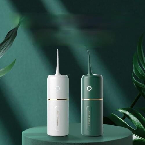 Oral Irrigator USB Rechargeable Water Flosser Portable Dental Water Jet 300ML Water Tank Waterproof Teeth Cleaner