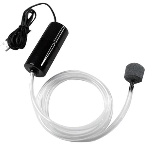 Practical Fish Tank USB Oxygen Air Pump Mute Energy Saving Supplies Portable Mini Aquatic Terrarium Fish Tank Accessories