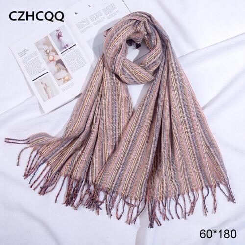 Winter Women Scarf Cashmere Flower Embroidery Shawl Scarf Hijab Femme Wrap Headband Ladies Muslim Pashmina Scarf For Women 2019