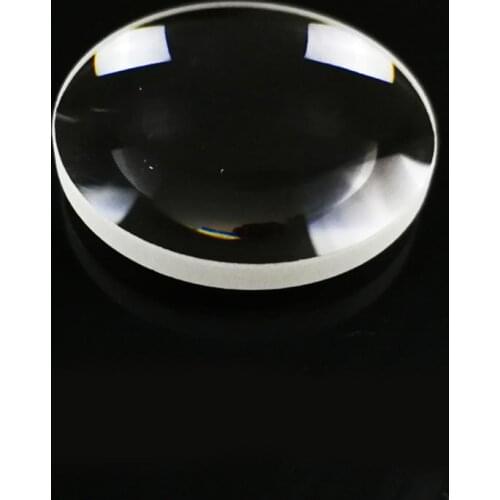 1pc Glass Optical Test Convex Lens 30mm Diameter 50mm Focal Length Glass Optical Instrument Triple Prism For Sensors