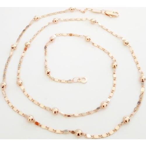 Women Necklace 2021 New Fashion Women Jewelry Accessories Classic Copper Long Lady Necklace Chains