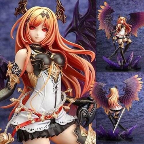 28CM Anime Figure Game Rage of Bahamut Cerberus Dark Angel Olivier Dark Dragoon Forte PVC Action Figure Toys Collectible Gift