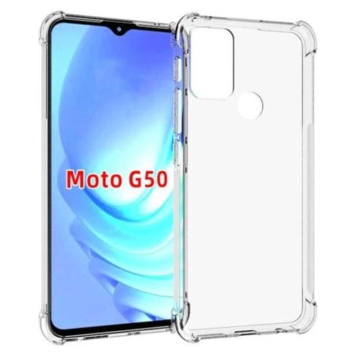 50pcs/Lot For Moto G10 G30 E7 Power G Stylus Play 2021 G40 Fusion G50 G60 Anti-shockproof TPU Clear Transparent Back Phone Case