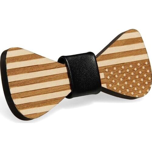 Fashion Wood Bowties For Men Mens Plaid Bow Ties Gravatas Corbatas Business Butterfly Cravat Tie For Party Wedding Wood Ties