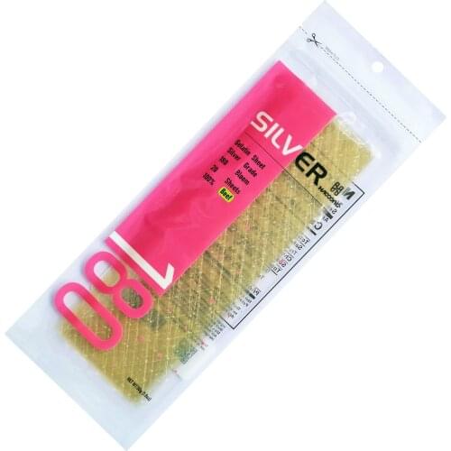 Haodong Beef Halal Gelatin Sheets Silver 180Bloom 20Sheets 50g Gelatin Leaves for Baking and Cooking Mirror Glaze Dessert Cake