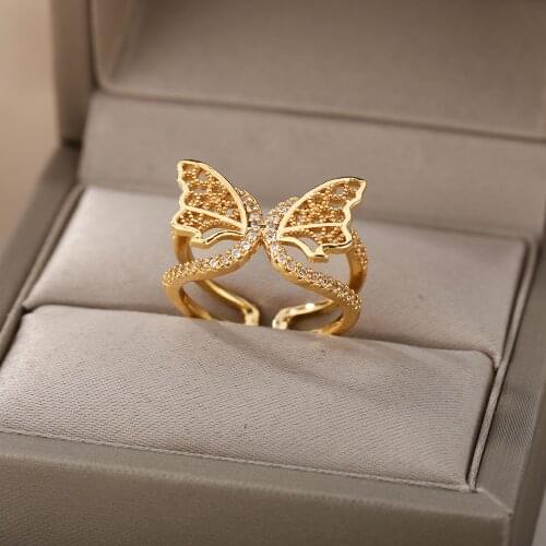 ICFTZWE Cocktail Rings