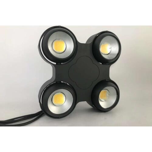 IP65 waterproof outdoor 4x100W cob led blinder stage light white warm white color 400w led par dmx dj lighting with flight case