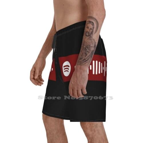 Crazy Rolling Spotify Code MenS Summer Short Pants Beach Shorts The Musical Aaron Tveit Karen Olivo Music Come What May Moulin