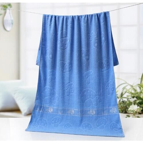 Soft Pet Towel Bath Absorbent Towel Pure Cotton Dogs Cats Bath Towels Absorbent Quick-drying Large Thick Towel