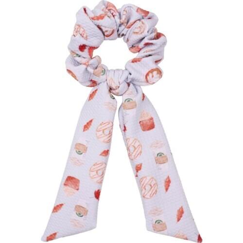 2020 Spring And Summer New Hair Band Printing Streamer Large Intestine Ring European And American Wild Hair Accessories