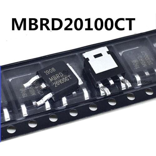 Original 10PCS/ MBRD20100CT TO-252 100V 20A