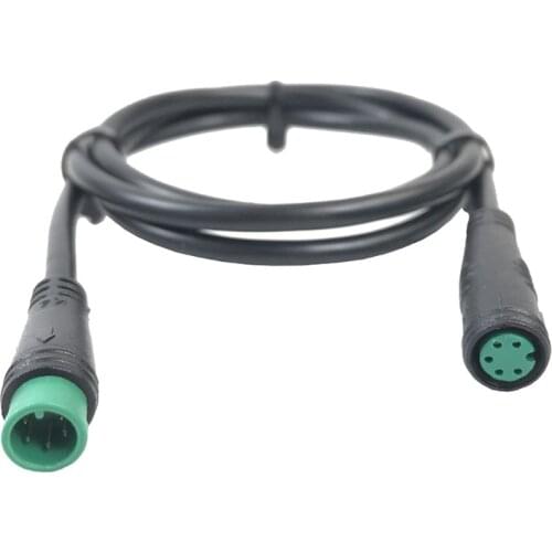 E-bike KT / Bafang Display Extension Cable Waterproof Male To Female 5 Pin 80CM Extension Cable 5 Pin Male To Femle