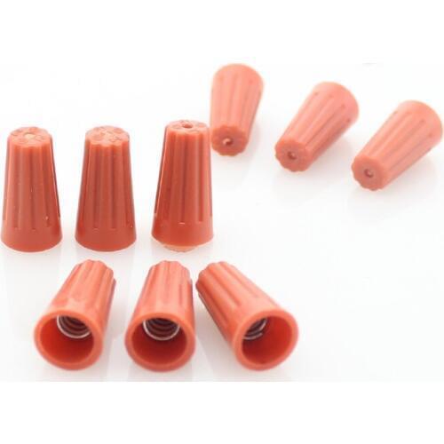 Screw wire connectors, spiral spring wire terminal cap hat, P1 1000pcs per pack, wire lugs