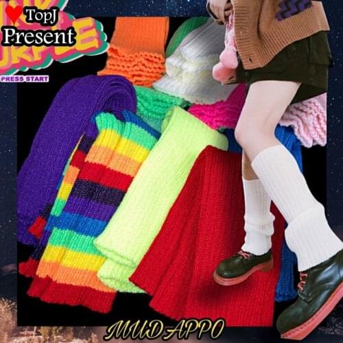 Women Knit Winter Leg Warmers Loose Style Lady Boot High Boot Stockings Leggings Warm Boots girl sweet lolita cosplay leg warmer