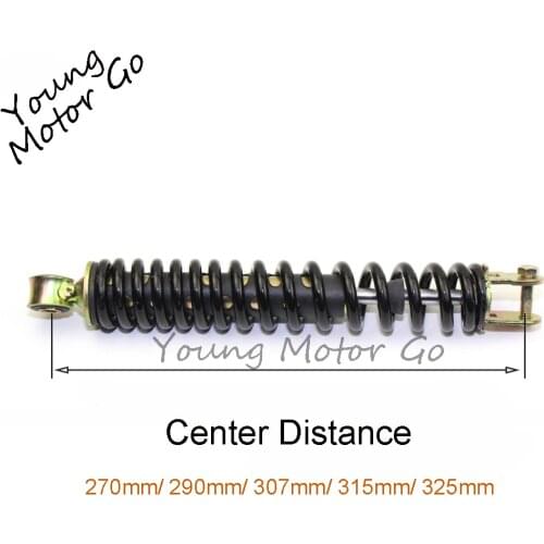 1PC 270mm 290mm 307mm 315mm 325mm Motorcycle Single Spring Rear Shock Absorber Suspension Scooter Yamaha Jog 125 80 Guangyang