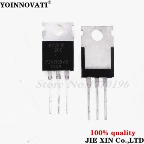 10pcs BYV32E-200 BYV32E200 BYV32E TO-220