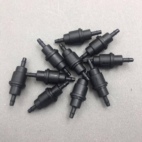 10PCS UV printer non return valve one way ink tube pipe valve single side for DGI Myjet Galaxy Flora Wit color Thunderjet 6*4mm