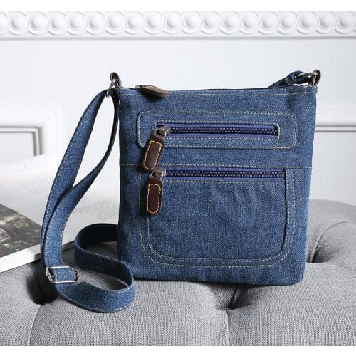 2019 Small Luxury Handbags Women Bag Designer Ladies Hand bags Big Purses Jean Denim Tote Shoulder Crossbody Women Messenger Bag