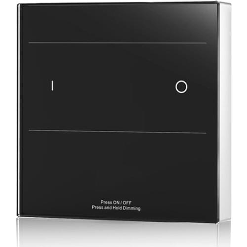 86 Wall Mounted Touch Panel DC 3V 2.4G RF Dimming Wireless Remote Control 1 Zone for Single Color Strip Push Dim On Off Switch