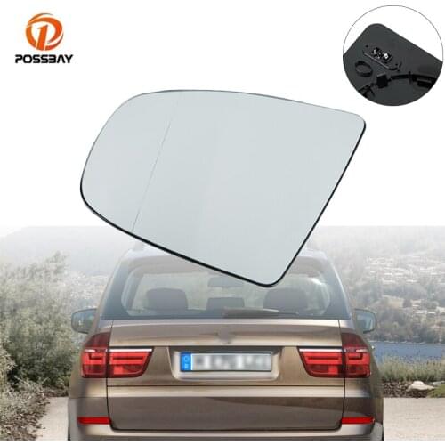 Car Side Rear View Mirror Heated Door Mirror Glass with Backing Plate for BMW X5 E70 E70 LCI 2007 2008 2009 2010 2011 2012 2013