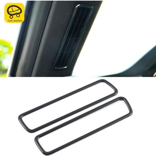 CarManGo Car Accessories Front Column Air Vent Outlet Cover Trim Sticker Frame Decoration for VW Volkswagen Arteon 2017-2020