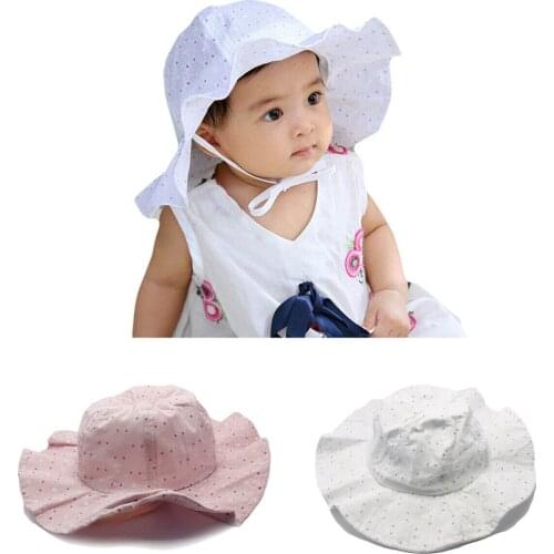 Infants Baby Girls Boys Kids Summer Hats Straw Sun Caps Beach Hat for Caps 0-3Y