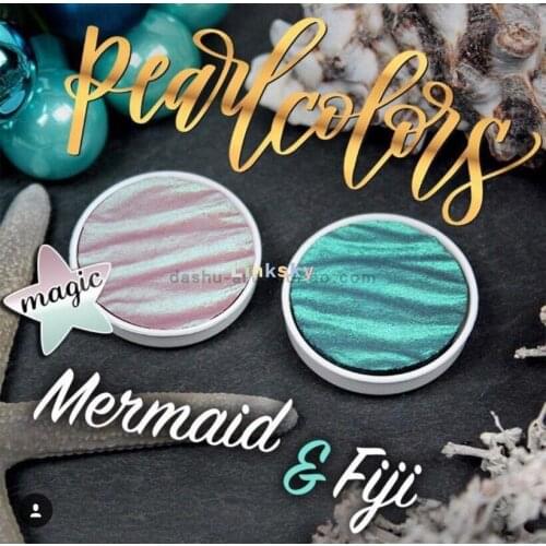 Finetec Coliro M01-024,Artist Pearlescent Watercolor Paint ,gorgeous metallic shades,Made with Mica-Pigments and gum arabic