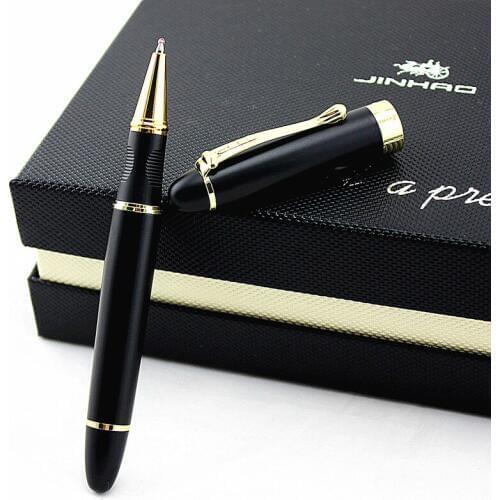 JINHAO x450 Frosted Rough Surface Black Rollerball Pen High Quality luxury office school Stationery material metal supplies