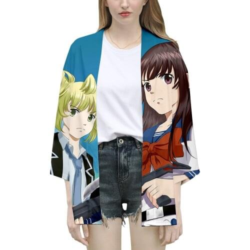 Sky Invasion Japanese Traditional Orient Cardigan Polyester Fiber Kimono Haori Unisex Thin Loose Outfits Clothes Samurai