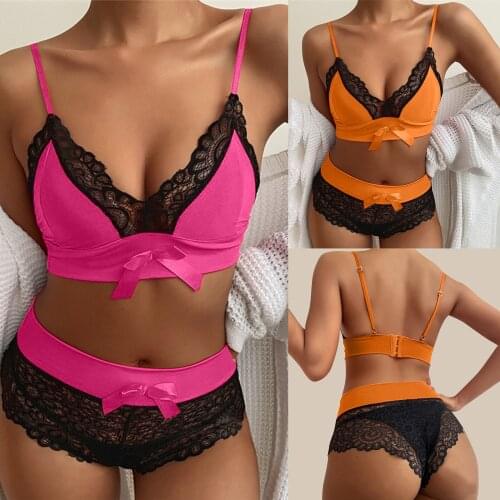 Women Sexy Lingerie Exotic Sets Underwear Lace Suspenders Bra Tops Shorts Underpants Pajamas Outfits Lenceria Sensual Mujer