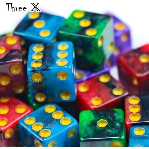 Math Dice Standard D6 Junior Game for Boys Girls Teachers Favorite Toy 10PCS
