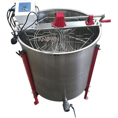 Three Use 6 Frames Electric Manual 12V Honey Extractor Beekeeping Extracting Machine for Remote Area