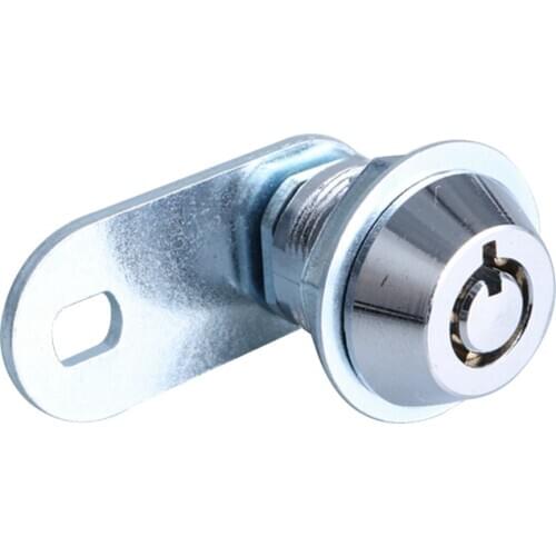 Mini Cam Lock Drawer Tubular Cabinet Lock 20/25/30mm Thread Length Security Furniture Locks With Key For Mailbox Cupboard YB101